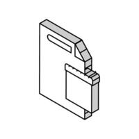 annuel rapport isométrique icône vecteur illustration