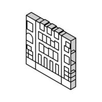 nourriture compteur produit boutique isométrique icône vecteur illustration