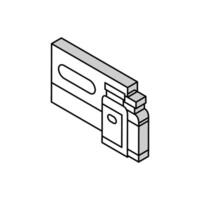 liquide probiotiques isométrique icône vecteur illustration