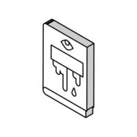 horreur genre isométrique icône vecteur illustration