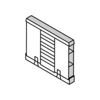 coopérative maison isométrique icône vecteur illustration