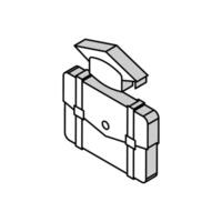 éducatif processus isométrique icône vecteur illustration