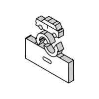 importer voiture isométrique icône vecteur illustration