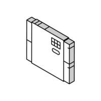 Chocolat fabrication outil isométrique icône vecteur illustration