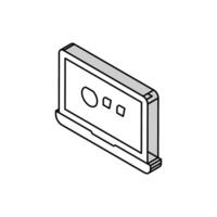 de portable isométrique icône vecteur illustration