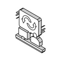 comportement utilisateur isométrique icône vecteur illustration