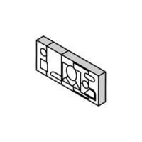 franc chf isométrique icône vecteur illustration