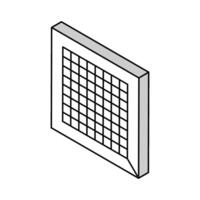 planche échecs isométrique icône vecteur illustration