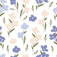 motif floral sans soudure vecteur