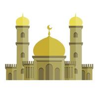 vecteur géométrique islamique mosquée avec plat conception