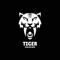 tigre silhouette logo conception illustration vecteur