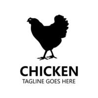 poulet logo. gratuit vecteur