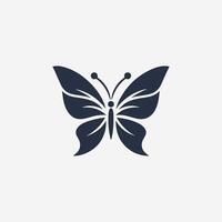 papillon logo style illustration vecteur