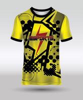 T-shirt Jersey conception pour sublimation impression vecteur