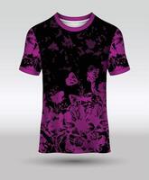 grunge T-shirt Jersey conception pour sublimation impression vecteur