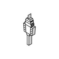 Sydney la tour isométrique icône vecteur illustration