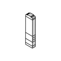 électrique moulin isométrique icône vecteur illustration