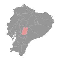 chimborazo Province carte, administratif division de équateur. vecteur illustration.