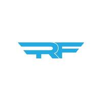 rf Créatif logo et icône conception vecteur