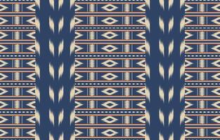 ethnique abstrait ikat art. aztèque ornement imprimer. géométrique ethnique modèle sans couture Couleur Oriental. conception pour Contexte ,rideau, tapis, fond d'écran, vêtements, emballage, batique, vecteur illustration.