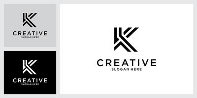 initiale lettre k vecteur logo conception concept