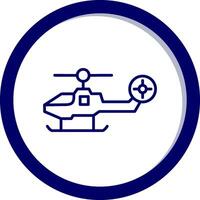 combattant hélicoptère vecteur icône