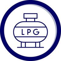 liquéfié pétrole gaz vecteur icône