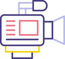 icône de vecteur de caméra vidéo