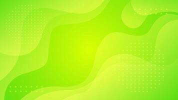vert jaune pente Contexte conception avec liquide vague formes. abstrait fond d'écran. adapté pour entreprises vente bannières, les publicités, événements, modèles, pages, toiles, et autres vecteur
