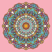 floral coloré mandala vecteur illustration conception