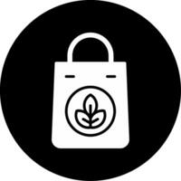icône de vecteur de sac écologique