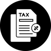 impôt remise vecteur icône