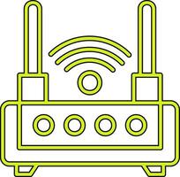 icône de vecteur de routeur wifi