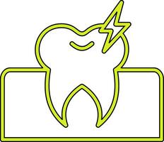 icône de vecteur de maux de dents