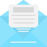 email plat lumière icône vecteur