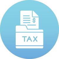 impôt dossier vecteur icône