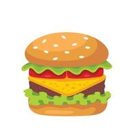 des hamburgers icône illustration. vecteur conception