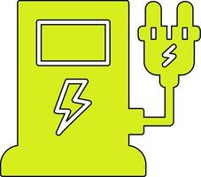 mise en charge station vecteur icône