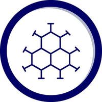 icône de vecteur de molécule