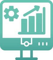 icône de vecteur d'analyse de marché