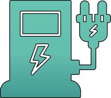 mise en charge station vecteur icône