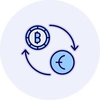 icône de vecteur de change de devises