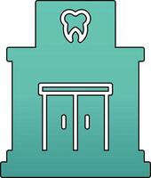 icône de vecteur de clinique dentaire