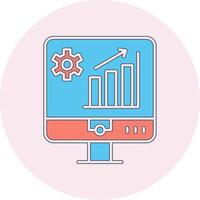 icône de vecteur d'analyse de marché