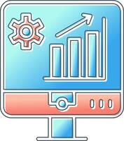 icône de vecteur d'analyse de marché