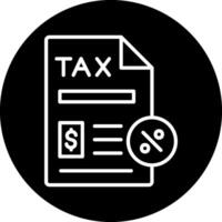impôt formalités administratives vecteur icône