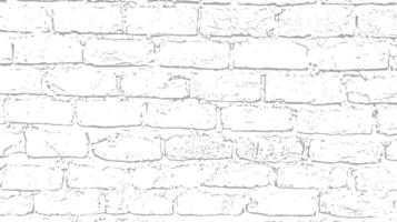 une noir et blanc dessin de une brique mur, une ensemble de quatre différent brique des murs, quatre différent les types de brique pavage des pierres, ancien brique mur vecteur, vecteur