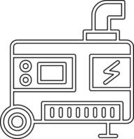 électrique Générateur vecteur icône