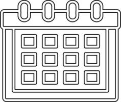 icône de vecteur de calendrier