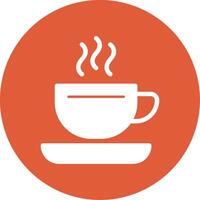 tasse à café, ligne, deux, couleur, icône vecteur